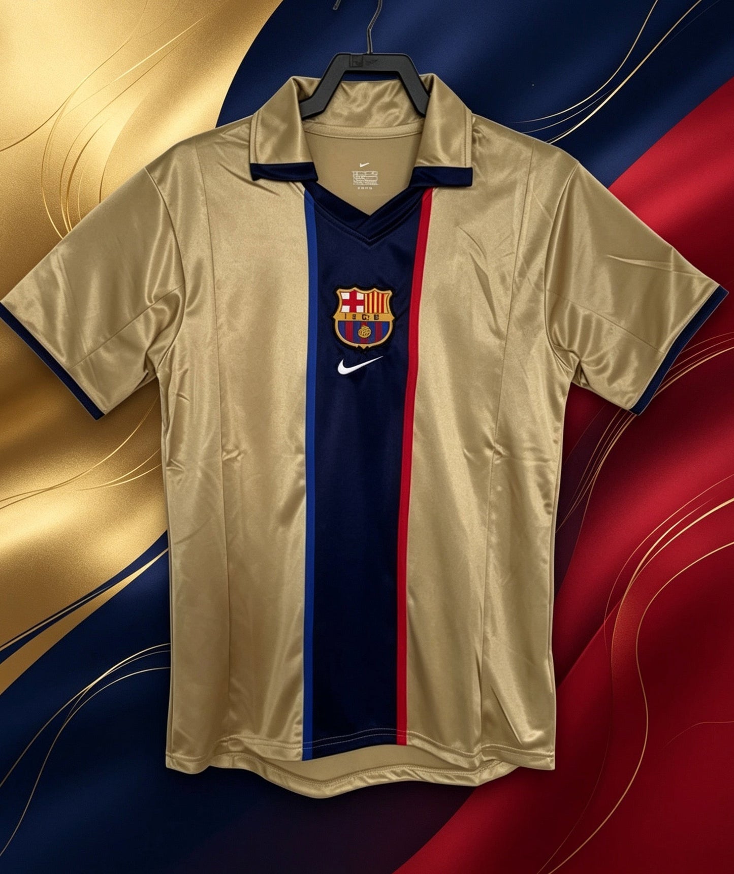 Barcelona Away Retro Jersey 2001/02