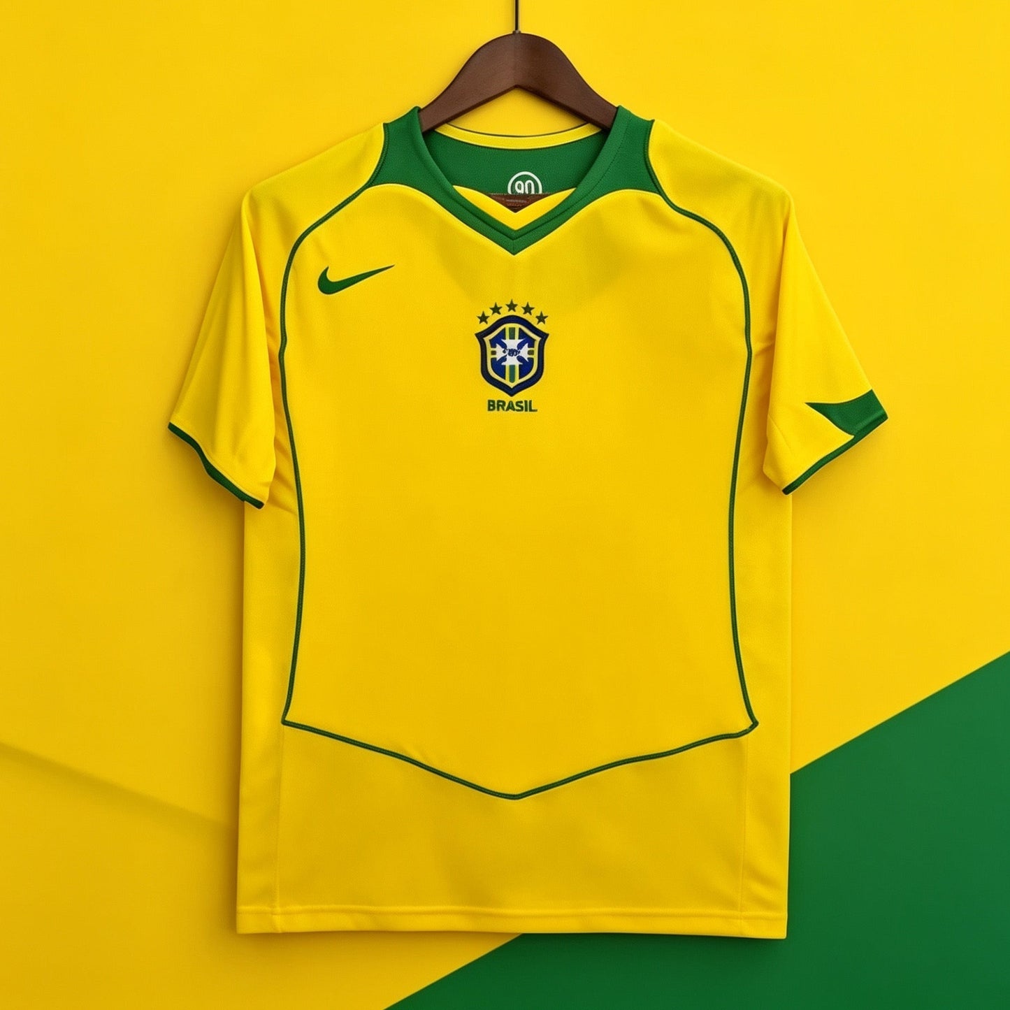 Brazil Home Retro Jersey 2004