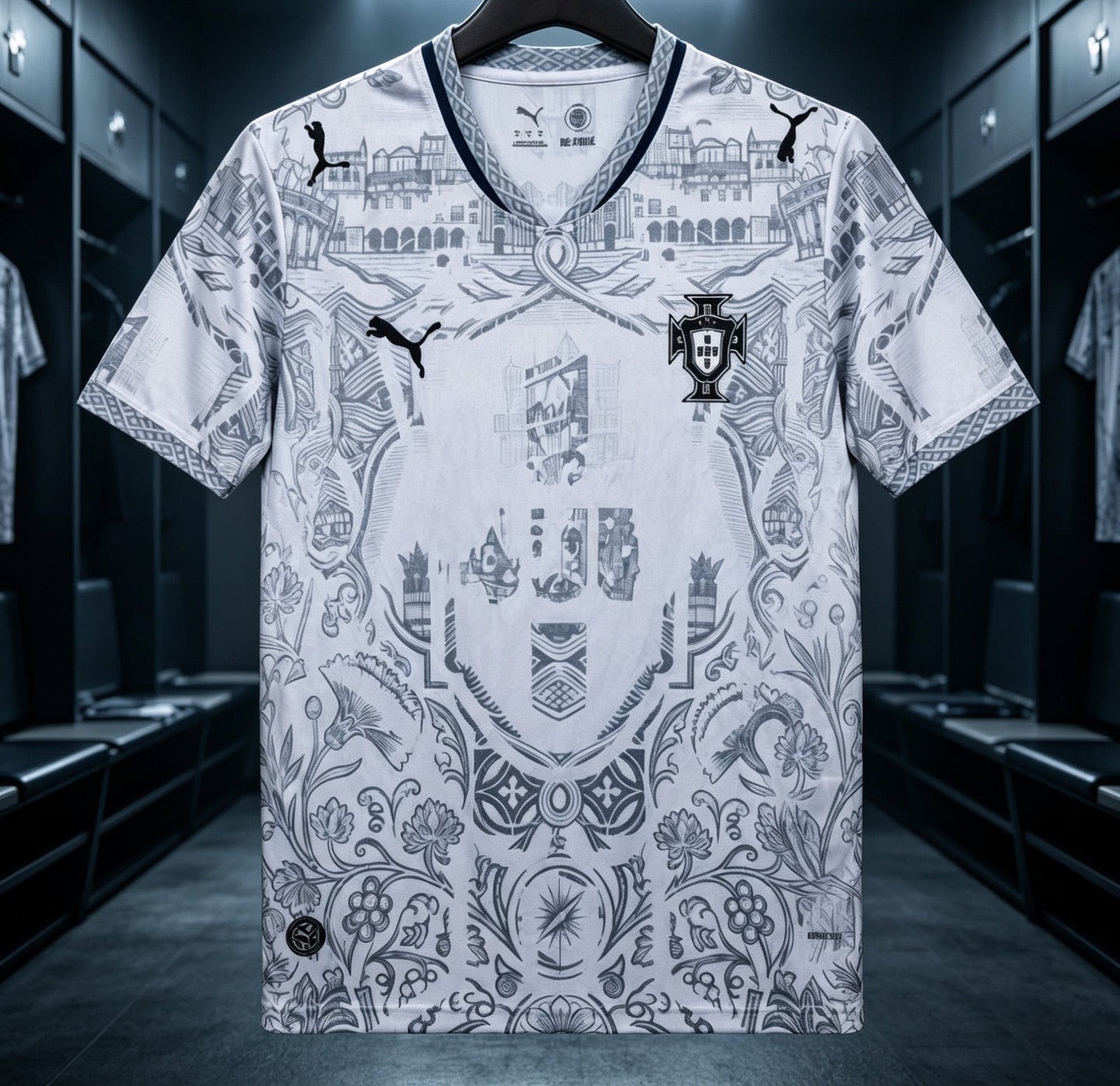 2026 Portugal White with Grey Special Edition Jersey