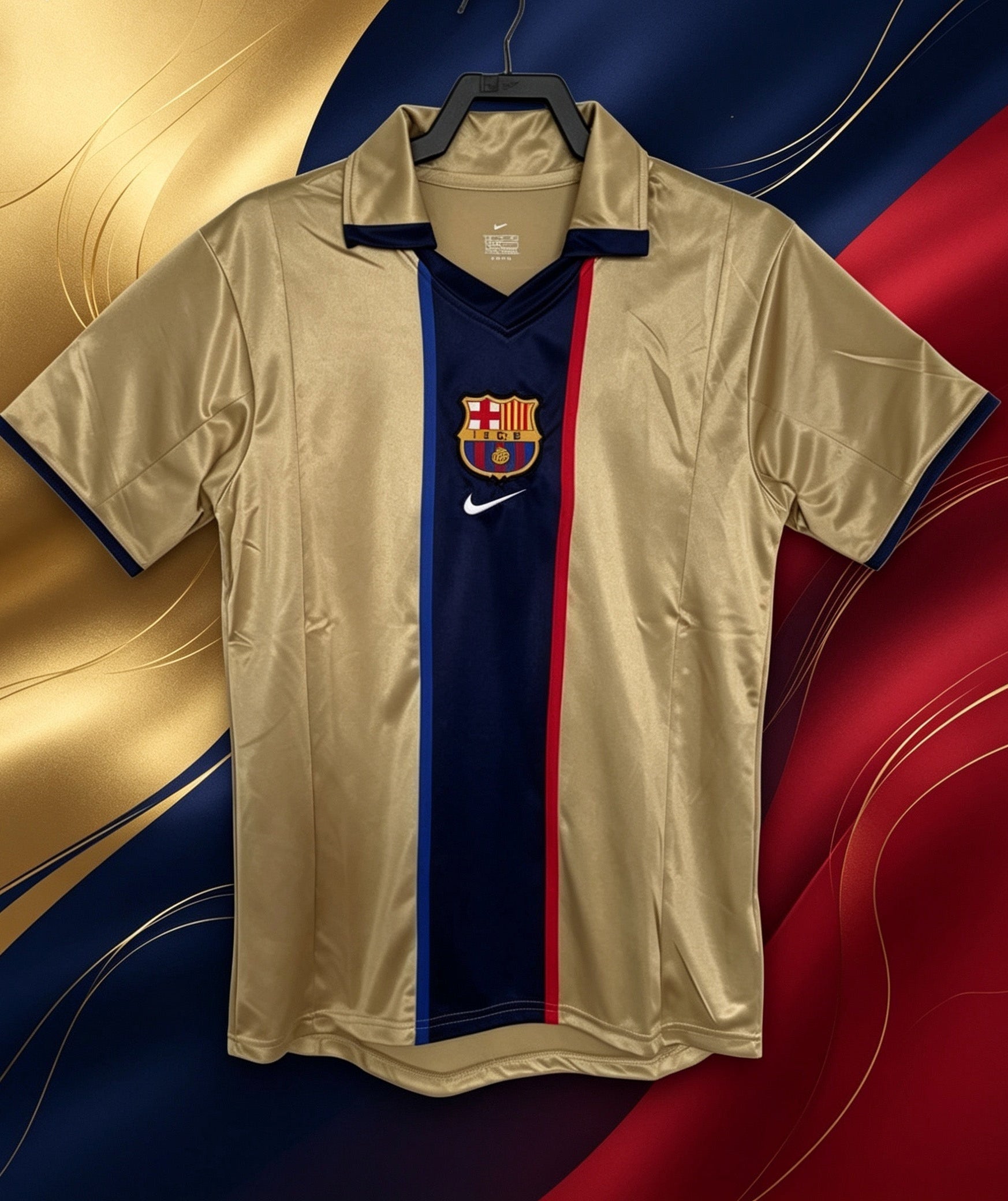Barcelona Away Retro Jersey 2001/02