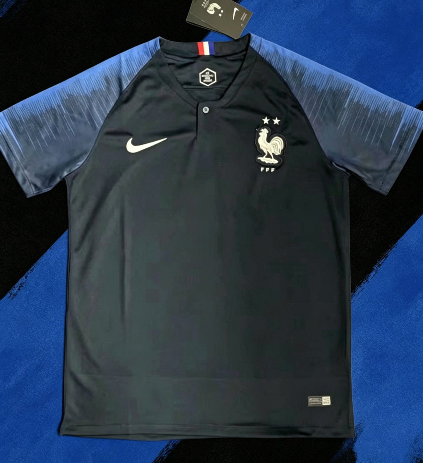 France Home Retro Jersey 2018