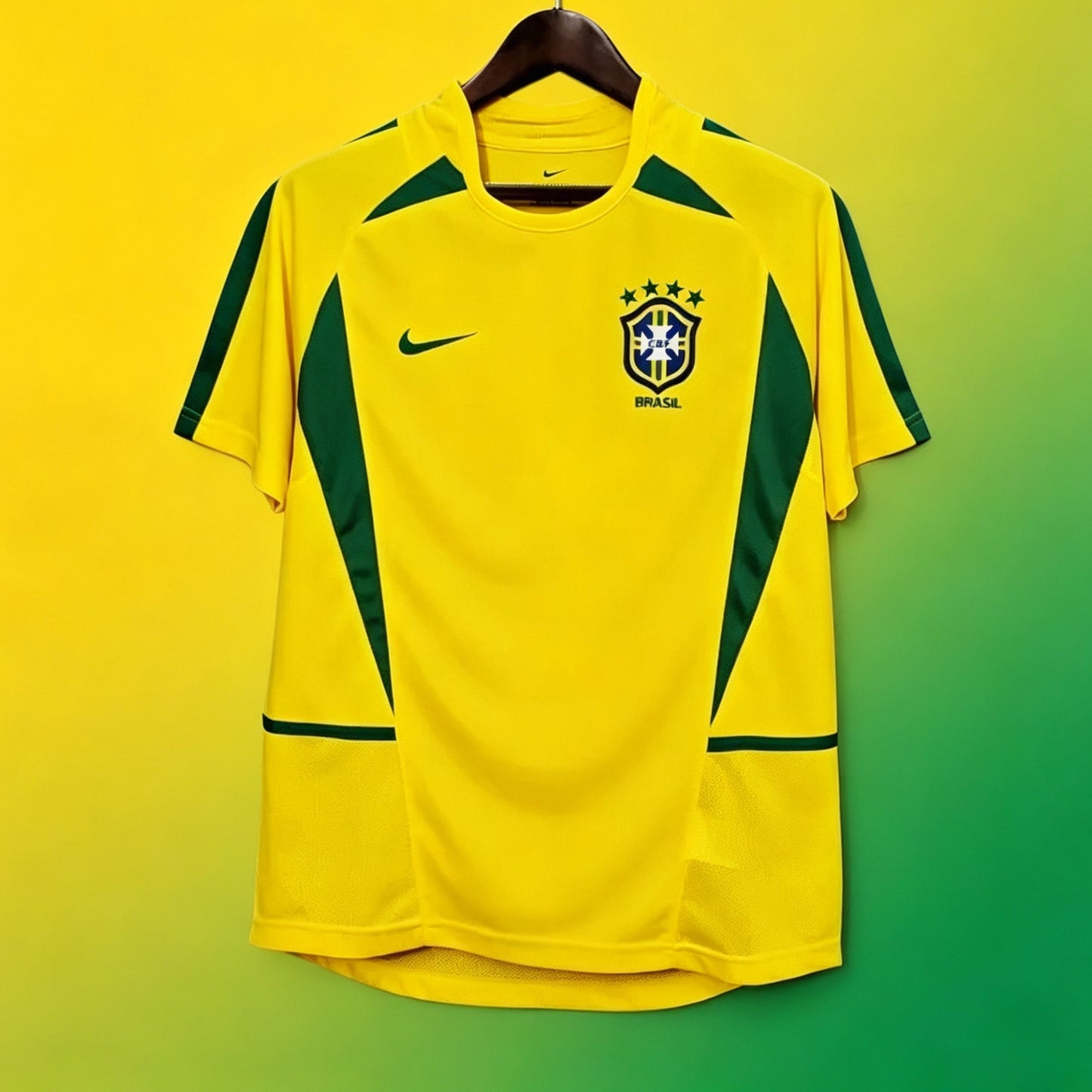 Brazil Home Retro Jersey 2002
