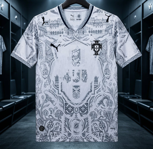 2026 Portugal White with Grey Special Edition Jersey