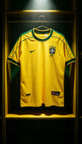 Brazil Home Retro Jersey 1998