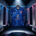 24-25 A MAD third blue soccer jersey