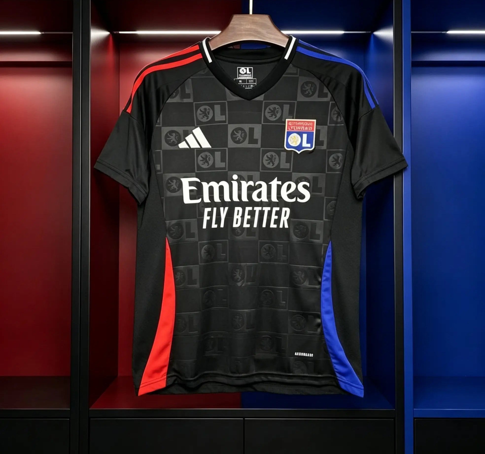 24-25 Lyon away soccer jersey